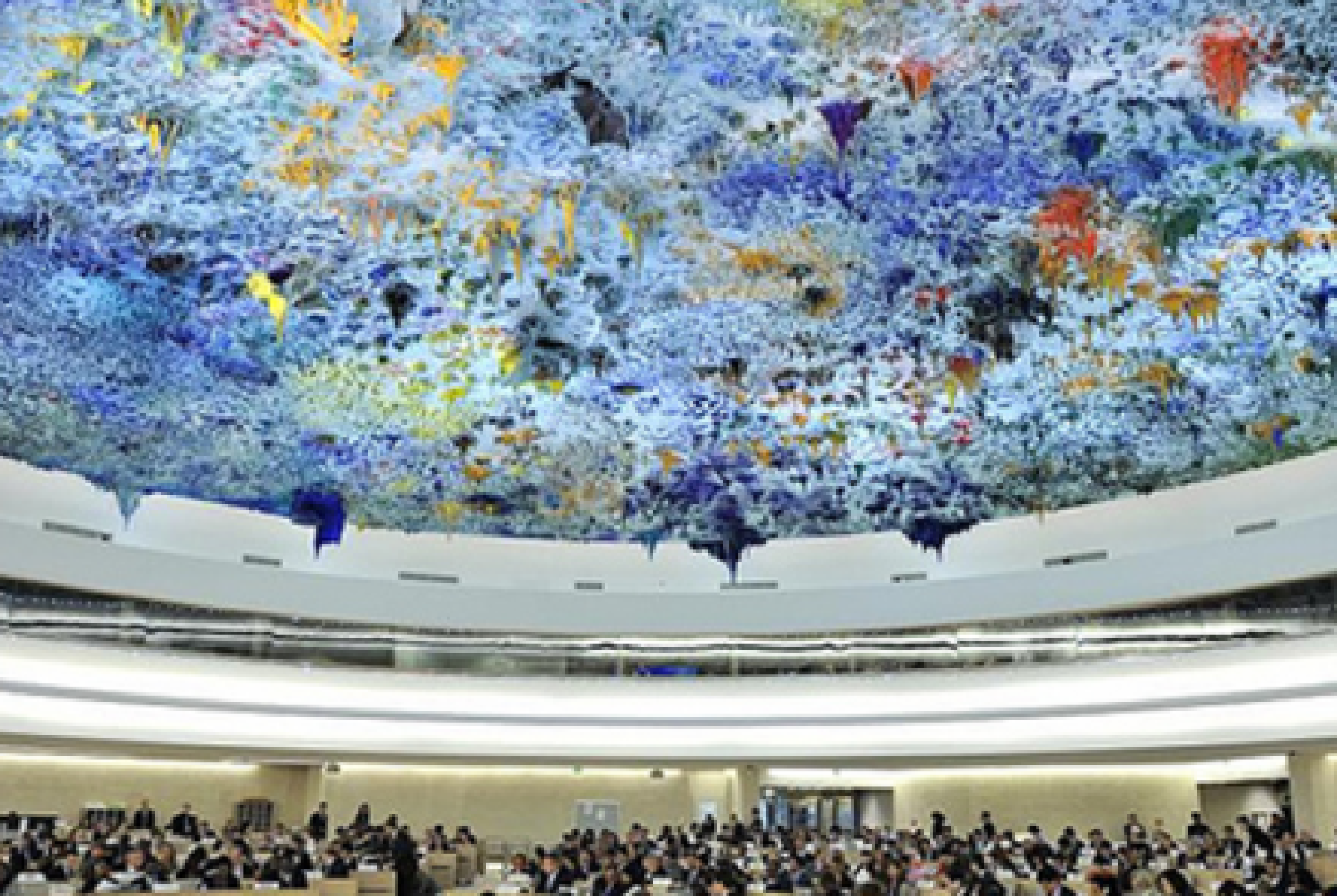 UN Human Rights Council ceiling (Image: Jean-Marc Ferré, Allegra Laboratory)