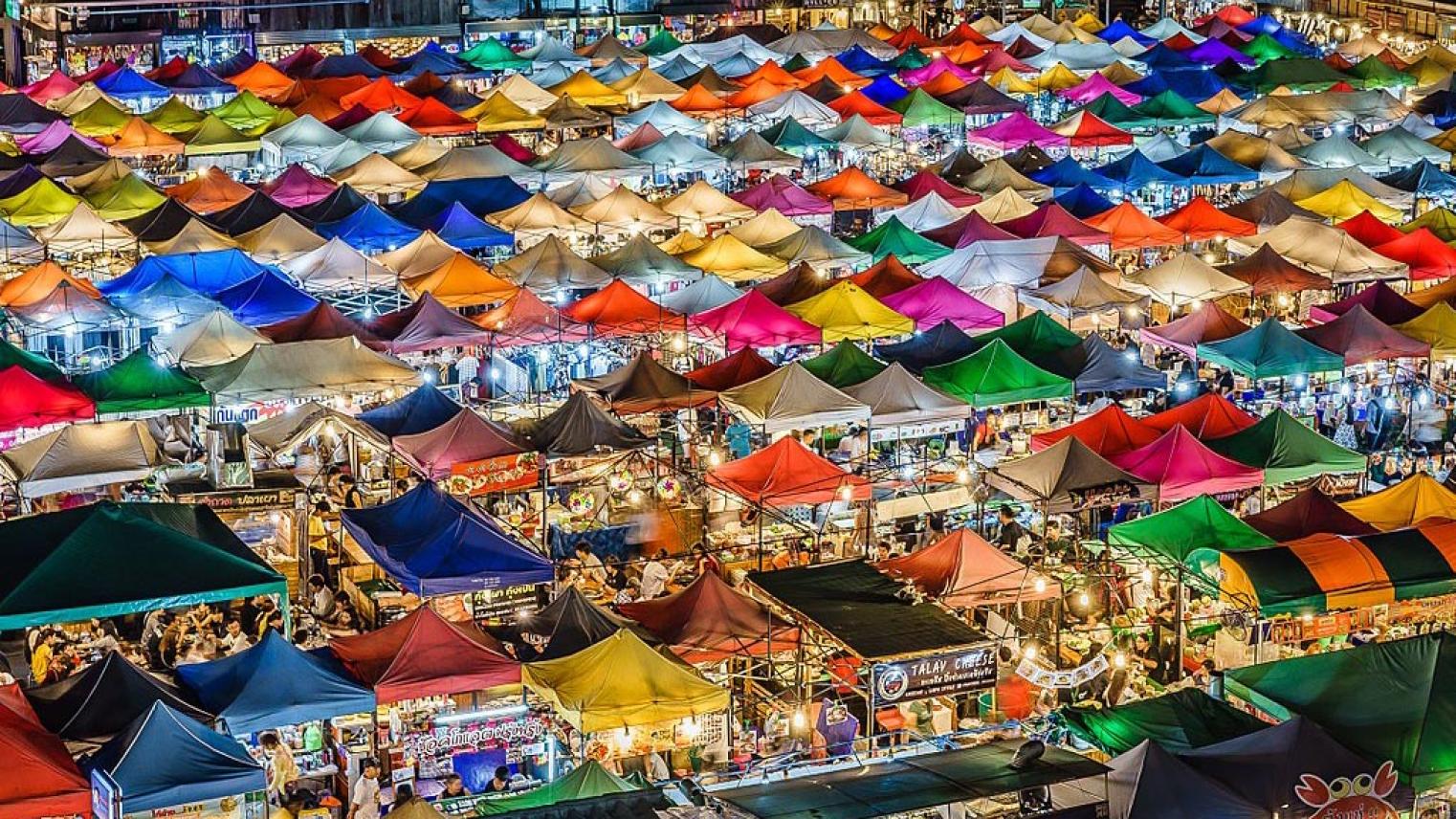 Ratchada Train Night Market, Bangkok